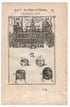 1702 Manesson Mallet, Hotel de Ville de Paris, Town City Hall, France, Antique Print. Plate LIV