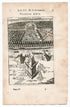 1702 Manesson Mallet, The Trianon, Chateau Saint Cloud, Paris, France, Antique Print. Plate XXII