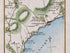 Close-up of the 1783 Taylor & Skinner Ireland road map showing Carrickfergus, the Liberty of Carrickfergus and nearby estates.