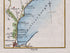 Close-up of the 1783 Taylor & Skinner Ireland road map showing Belfast, Whiteabbey, Belfast Lough and the coastal road towards Carrickfergus.