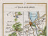Close-up of the 1783 Taylor & Skinner road map showing Belfast, Belfast Lough, Dromore and surrounding roads and estates.