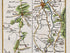 Close-up of Dromore, Lambeg, Malone, Edenderry and the historic road towards Belfast on the 1783 Taylor & Skinner map.