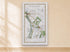 1783 Taylor & Skinner Coleraine, Ballymoney, Finvoy and River Bann Ireland road map displayed on a light cream wall. The map covers Counties Antrim and Derry.