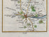 Close-up of Drogheda, the River Boyne, Mornington, Beaulieu and surrounding roads on the 1783 Taylor & Skinner road map.
