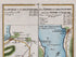 Close-up of the 1783 Taylor & Skinner Ireland road map showing Carlingford, Carlingford Bay, Catherine Grove and the route towards Newry.