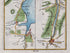 Close-up of the 1783 Taylor & Skinner Ireland road map showing Dundalk, Dundalk Bay, Newry, the canal and surrounding roads.