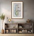 Framed antique Ireland road map of Holywood, Bangor, Newtownards and Donaghadee displayed in a modern interior.