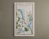 Complete 1783 Taylor & Skinner Kilkeel, Newcastle, Dundrum, Annalong and Clough Ireland road map displayed against a plain neutral wall.