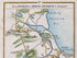 Close-up of the 1783 Taylor & Skinner Ireland road map showing Clough, Dundrum, Dundrum Bay and surrounding roads in County Down.