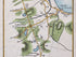 Close-up of the 1783 Taylor & Skinner Ireland road map showing Castlewellan, Newcastle, Bryansford and nearby roads and estates.