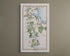 Complete 1783 Taylor & Skinner Newcastle, Castlewellan, Dundrum and Clough Ireland road map displayed against a plain neutral wall.