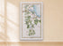 1783 Taylor & Skinner Newcastle, Castlewellan, Dundrum and Clough Ireland road map displayed on a light cream wall.