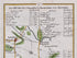 Close-up of the 1783 Taylor & Skinner Ireland road map showing Rathfriland, Eight Mile Bridge and the mileage tables for the route from Dublin to Strangford.
