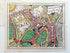 1937 Coronation Route King George 6th London Pictorial Map by Claude Atkinson