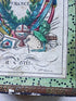 Title label detail on original Bourrut-Le Meri c.1836 French department card map box