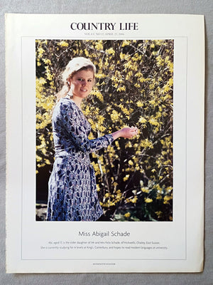 Miss Abigail Schade - Abi, aged 17, is the elder daughter of Mr and Mrs Felix Schade, of Hickwells, Chailey, East Sussex. She is currently studying for A levels at King's, Canterbury, and hopes to read modern languages at university.