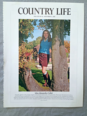 Miss Alexandra Collet - Alexandra, aged 23, is the youngest daughter of Mr and Mrs Harald Collet, of Gospel Green, West Sussex. Educated at St Swithun's and Charterhouse, she graduated from Durham with a degree in archaeology and anthropology. She then completed the Graduate Diploma in Law at BPP Law School, where she is currently studying the Legal Practice Course, after which she will start as a trainee solicitor with a top commercial law firm in London.