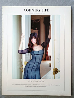 Mrs Anton Bilton - Lisa B is a model and an actress who supports a number of Macmillan Cancer Relief campaigns. She is photographed here at home at Tyringham Hall in Buckinghamshire.