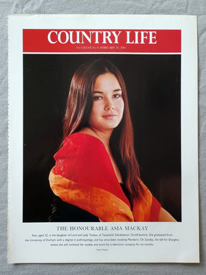 The Honourable Asia Mackay - Asia, aged 22, is the daughter of Lord and Lady Tanlaw, of Tanlawhill, Eskdalemuir, Dumfriesshire. She graduated from the University of Durham with a degree in anthropology, and has since been studying Mandarin. On Sunday, she left for Shanghai, where she will continue her studies and work for a television company for six months