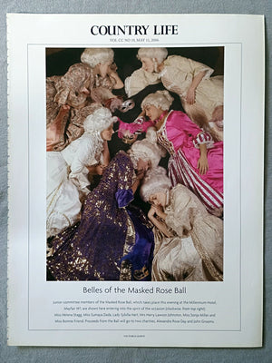 Belles of the Masked Rose Ball - Junior committee members of the Masked Rose Ball, which takes place this evening at the Millennium Hotel, Mayfair W1, are shown here entering into the spirit of the occasion (clockwise, from top right): Miss Helena Stagg, Miss Sumaya Dada, Lady Sybilla Hart, Mrs Harry Lawson Johnston, Miss Sonja Miller and Miss Bonnie Friend. Proceeds from the Ball will go to two charities, Alexandra Rose Day and John Grooms.