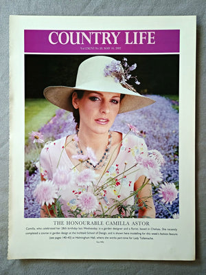 The Honourable Camilla Astor - Camilla, who celebrated her 28th birthday last Wednesday, is a garden designer and a florist, based in Chelsea. She recently completed a course in garden design at the Inchbald School of Design, and is shown here modelling for this week's fashion feature (see pages 140-43) at Helmingham Hall, where she works part-time for Lady Tollemache