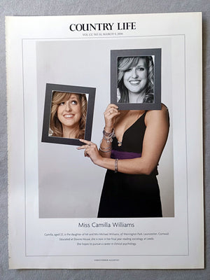 Miss Camilla Williams - Camilla, aged 22, is the daughter of Mr and Mrs Michael Williams, of Werrington Park, Launceston, Cornwall. Educated at Downe House, she is now in her final year reading sociology at Leeds. She hopes to pursue a career in clinical psychology.