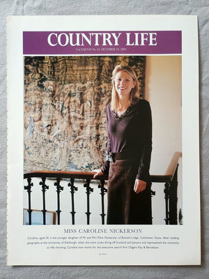 Miss Caroline Nickerson - Caroline, aged 24, is the younger daughter of Mr and Mrs Mark Nickerson, of Boxted Lodge, Colchester, Essex. After reading geography at the University of Edinburgh, when she went scuba diving off Scotland and Jamaica and represented the university at rifle shooting, Caroline now works for the executive search firm Odgers Ray & Berndtson.