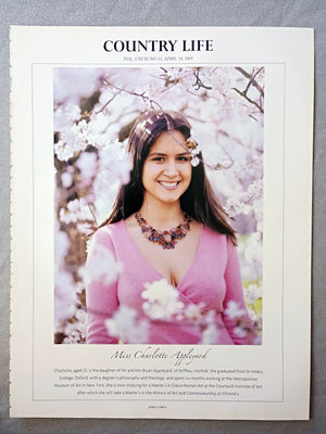 Miss Charlotte Appleyard - Charlotte, aged 22. is the daughter of Mr and Mrs Bryan Appleyard, of Stiffkey, Norfolk. She graduated from St Hilda's College, Oxford, with a degree in philosophy and theology, and spent six months working at the Metropolitan Museum of Art in New York. She is now studying for a Master's in Greco-Roman Art at the Courtauld Institute of Art, after which she will take a Master's in the History of Art and Connoisseurship at Christie's.