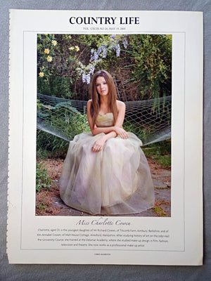 Miss Charlotte Cowen - Charlotte, aged 23, is the youngest daughter of Mr Richard Cowen, of Titcomb Farm, Kintbury, Berkshire, and of Mrs Annabel Cowen, of Malt House Cottage, Alresford, Hampshire. After studying history of art on the John Hall Pre-University Course, she trained at the Delamar Academy, where she studied make-up design in film, fashion, television and theatre. She now works as a professional make-up artist.