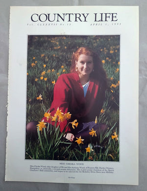 Cheska Wood Country Life Magazine Portrait April 1, 1993. CLXXXVII No. 13.

Miss Cheska Wood, elder daughter of Mr and Mrs Anthony Wood, of Hunters Hill, Hartley Wintney, Hampshire, is, unusually, a second-season débutante. She is joint junior chairman of the Queen Charlotte's Ball committee, and hopes to be selected for the Berkeley Dress Show next Monday.