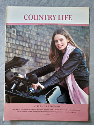 Miss Emily Leonard - Emily, aged 23, is the daughter of Mr and Mrs Paul Leonard, of Watch Cottage, Chilbolton, Hampshire. She graduated last summer from the University of Exeter with a degree in ancient history and hopes to pursue a career in event management