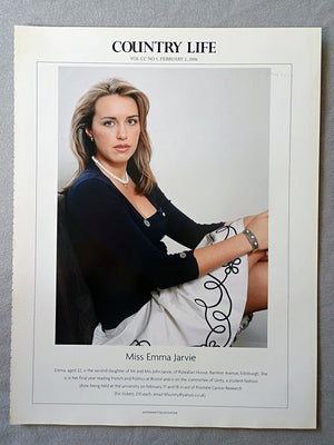 Miss Emma Jarvie - Emma, aged 22, is the second daughter of Mr and Mrs John Jarvie, of Rowallan House, Barnton Avenue, Edinburgh. She is in her final year reading French and Politics at Bristol and is on the committee of Unity, a student fashion show being held at the university on February 17 and 18 in aid of Prostate Cancer Research.