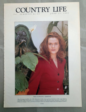 Georgina Griffith Country Life Magazine Portrait June 17, 1993. CLXXXVII No. 24.

Miss Georgina Griffith, the 1992 debutante of the year, is junior chairman of this year's Queen Charlotte's Ball (September 20). A drama student at the Royal Scottish Academy of Music and Drama in Glasgow, she is currently touring in a play for underprivileged and handicapped childre