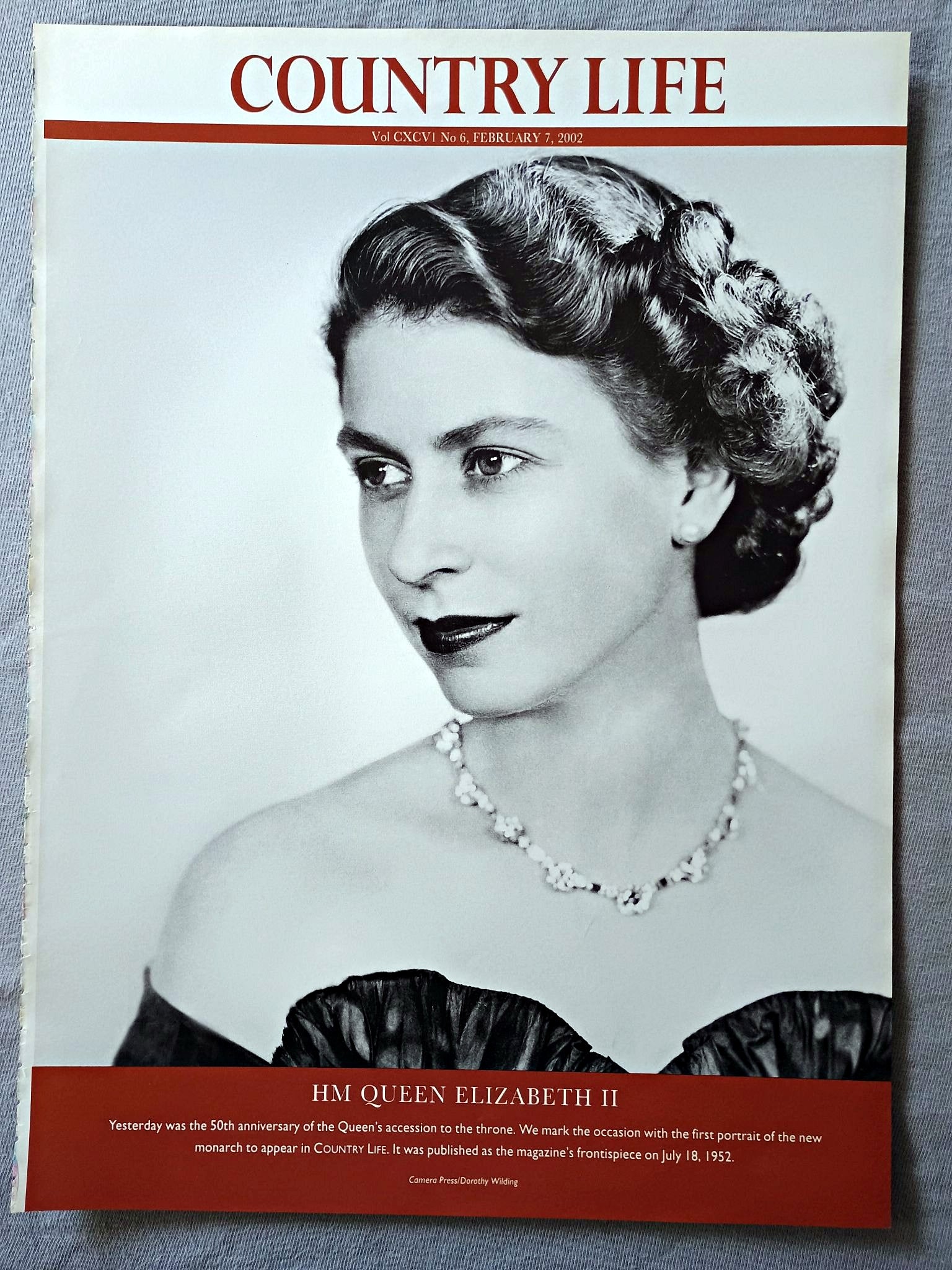 HM Queen Elizabeth II - Yesterday was the 50th anniversary of the Queen's accession to the throne. We mark the occasion with the first portrait of the new monarch to appear in COUNTRY LIFE. It was published as the magazine's frontispiece on July 18, 1952