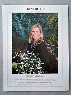 Miss Henrietta Lynne - Henrietta, aged 27, is the youngest daughter of Mr and Mrs George Lynne, of Shropharm Hall, Norfolk. She graduated from Bristol with a degree in ancient history, and then trained as a florist at the Kenneth Turner Flower School in London, before setting up her own business, Henny Lynne Flowers. Shown here at the New Covent Garden Flower Market, Henny specialises in event floristry.