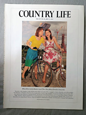 Miss Henriette Baker and The Hon Miss Emilie Janvrin - Henriette, elder daughter of Mr and Mrs Robin Baker of London W8, is engaged to Robert Morrison, son of Mr and Mrs Tom Morrison of Hogshaw Hill Farm, Buckinghamshire. Emilie, elder daughter of Lord and Lady Janvrin of London SW1, was married last weekend to Tiarnán Keenan, second son of Prof Daniel Keenan and Dr Frances Mary Hobbs of Alderley Edge, Cheshire. Emilie and Henriette are photographed at the View Tube overlooking the Olympic Park.