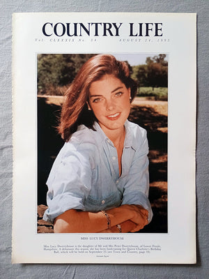 Miss Lucy Dwerryhouse Country Life Magazine Portrait August 24, 1995. CLXXXIX No. 34

Miss Lucy Dwerryhouse is the daughter of Mr and Mrs Peter Dwerryhouse, of Lower Froyle, Hampshire. A debutante this season, she has been fund-raising for Queen Charlotte's Birthday Ball, which will be held on September 25.