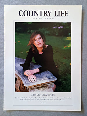 Miss Victoria Coode Country Life Magazine Portrait October 9, 1997