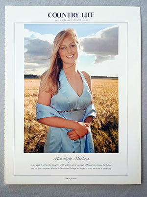 Miss Kirsty MacLean - Kirsty, aged 17, is the elder daughter of Mr and Mrs Jamie MacLean, of Tibbermore House, Perthshire. She has just completed A levels at Glenalmond College and hopes to study medicine at university.