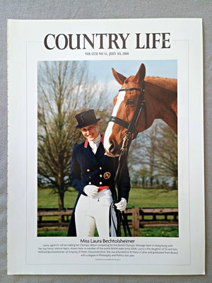 Miss Laura Bechtolsheimer - Laura, aged 23, will be making her Olympic debut competing for the British Olympic dressage team in Hong Kong with her top horse, Mistral Højris, shown here. A member of the senior British team since 2006, Laura is the daughter of Dr and Mrs Wilfried Bechtolsheimer, of Ampney St Peter, Gloucestershire. She was educated at St Mary's Calne, and graduated from Bristol with a degree in Philosophy and Politics last year.
