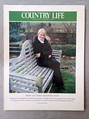 Miss Lucinda Hannington - Lucinda, aged 18, is the daughter of Mr and Mrs Robert Hannington, of Lowfields, Hartley Wintney, Hampshire. She is currently studying for A levels at St Swithun's, Winchester, and will spend part of her gap year teaching in Africa, before going up to university.
