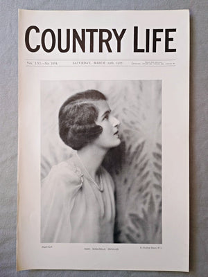 Miss Marcella Duggan Country Life Magazine Portrait, Frontispiece, March 19 1927. LXI No. 1574

Our frontispiece this week is a portrait of Miss Marcella Duggan, who is the daughter of the Marchioness Curzon of Kedleston