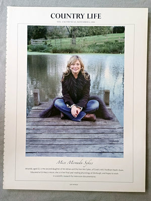 Miss Miranda Sykes - Miranda, aged 22, is the second daughter of Mr Adrian and the Hon Mrs Sykes, of Cook's Mill, Fordham Heath, Essex. Educated at St Mary's Ascot, she is in her final year reading physiology at Edinburgh, and hopes to work in scientific research for television documentaries.