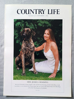 Miss Jessica Hemming Country Life Magazine Portrait September 5, 1996. CXC No. 36

Miss Jessica Hemming, youngest daughter of Mr and Mrs Keith Hemming, of Little Carlton House, Louth, Lincolnshire, is to be married to Mr Thomas Regis, elder son of the late Mr Thomas Regis and of Mrs Regis, of The Dell, Wheathampstead, Hertfordshire.
