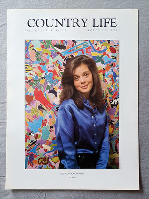 Miss Laura Cooper Country Life Magazine Portrait April 27, 1995. CLXXXIX No. 17

This is an authentic original page from Country Life magazine, part of the iconic series often affectionately referred to as the “Girls in Pearls” portraits — elegant society images that captured a distinctive era of British publishing and portraiture.