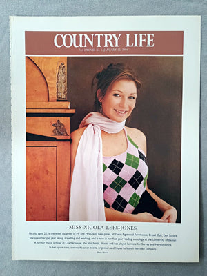 Miss Nicola Lees-Jones - Nicola, aged 20, is the elder daughter of Mr and Mrs David Lees-Jones, of Great Pigstrood Farmhouse, Broad Oak, East Sussex. She spent her gap year skiing, travelling and working, and is now in her first year reading sociology at the University of Exeter. A former music scholar at Charterhouse, she also hunts, shoots and has played lacrosse for Surrey and Hertfordshire. In her spare time, she works as an events organiser, and hopes to launch her own company.