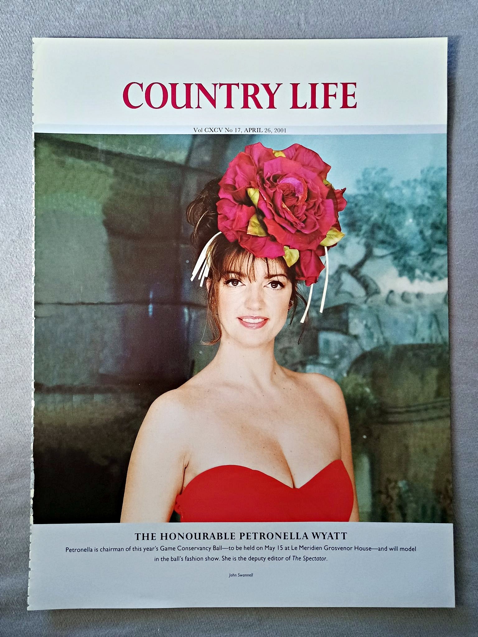 The Honourable Petronella Wyatt - Petronella is chairman of this year's Game Conservancy Ball-to be held on May 15 at Le Meridien Grosvenor House-and will model in the ball's fashion show. She is the deputy editor of The Spectator