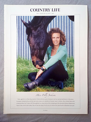 Miss Polly Jackson - Polly, aged 26, is a three-day eventer. A former British junior champion, she has represented Britain in the junior European championships and last year was a reserve for the British Olympic team in Athens. She is shown here with Limestone Rise, her 15-year-old Thoroughbred, on whom she will be competing at the Mitsubishi Motors Badminton Horse Trials, which start today. She will also be riding Two For Joy, on whom she came fourth at Blenheim last year.