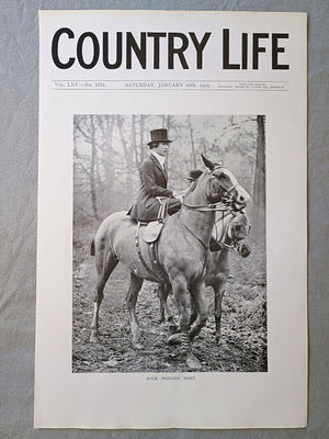 H.R.H Princess Mary, Country Life Magazine Portrait, Frontispiece, January 26 1929. LXV No. 1671

The featured frontispiece this week is a portrait of H.R.H. Princess Mary (the Princess Royal and Countess of Harewood)