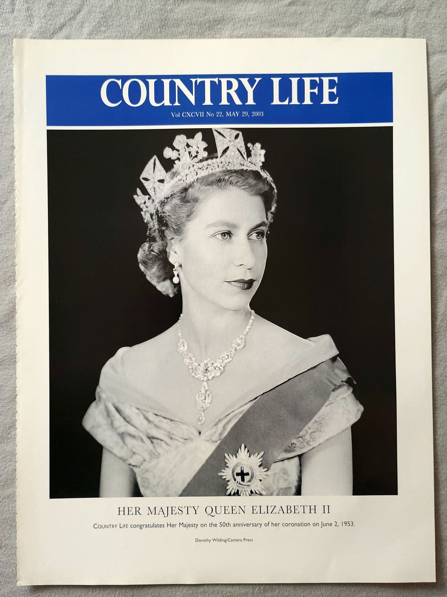 Her Majesty Queen Elizabeth II - COUNTRY LIFE congratulates Her Majesty on the 50th anniversary of her coronation on June 2, 1953